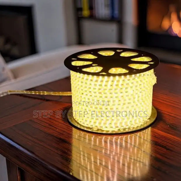 50M SMD Warm White LED Strip Light - 1