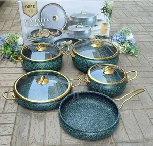 9pcs Granite Coating Cookware Set