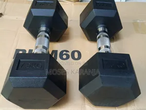 Bodyfit 7.5kg Hex Dumbbell