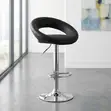 Modern Round Leather Kitchen Stool - 4