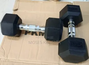 Bodyfit 7.5kg Heavy Duty Hex Dumbbell