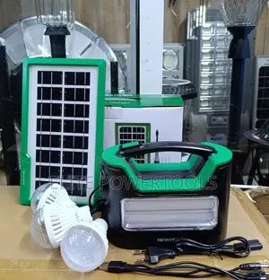 Solar Lighting System with 3 LED Bulbs
