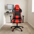 Red Leather Modern Gaming Seat - 2