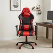 Red Leather Modern Gaming Seat - 3