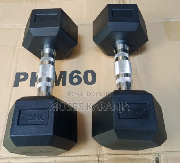 7.5kg Single Hex Dumbbell - Brand New - 1