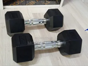 Dumbbell ya Hexagonal ya 7.5kg - Mpya Kabisa