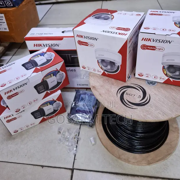 Hikvision 4-Channel CCTV Kit - Kamera Smart 1080p - 1