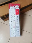 Officepoint 5-Way Extension Socket with USB & Type-C - 1