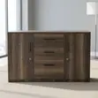 3-Door Wooden Cabinet - 2