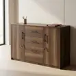 3-Door Wooden Cabinet - 3