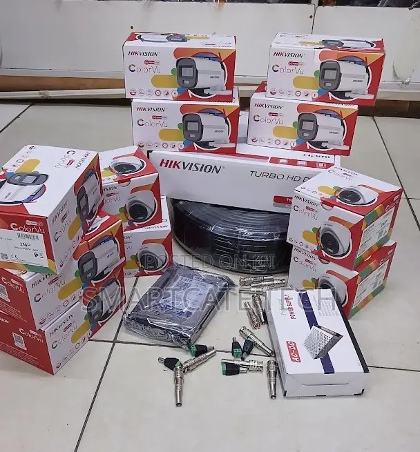 Hikvision 16 Channel ColorVu CCTV Kit with DVR - 1