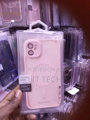 Pink MagSafe Translucent Case with Lens Protector for iPhone 11