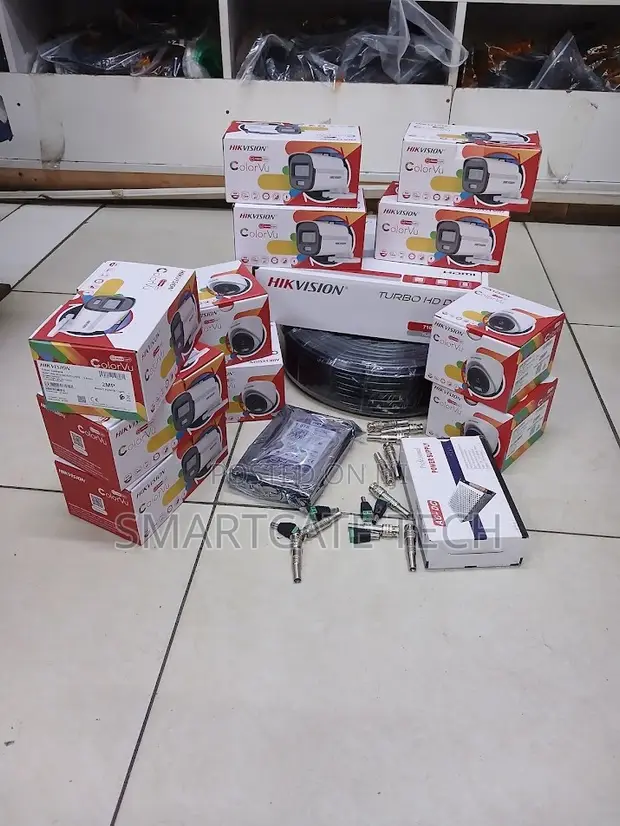 Hikvision 16CH ColorVu CCTV Kit - 8 Bullet, 8 Dome Cameras - 1