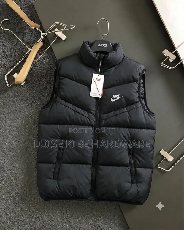 Men's Black Half Jacket - 1