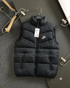 Men's Black Half Jacket