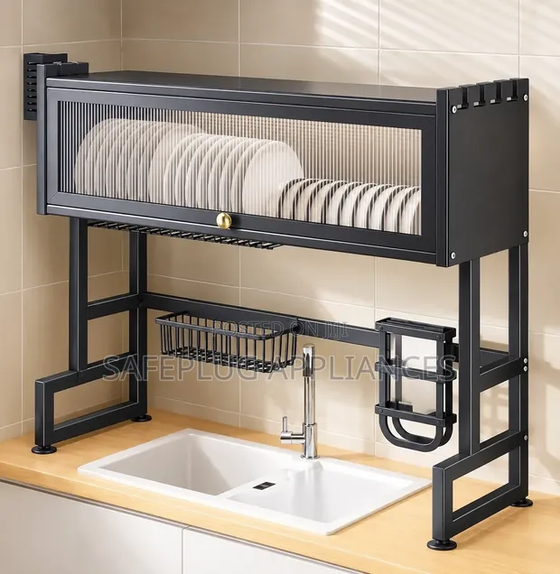 85cm Single Layer Over-the-Sink Kitchen Rack - 1