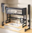 85cm Single Layer Over-the-Sink Kitchen Rack - 2