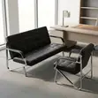 5-Seater Leather Office Sofa - 3