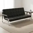 5-Seater Leather Office Sofa - 5