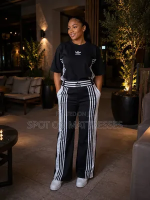 Quality Adidas 2pc Tracksuit Set - Women's Black
