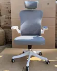 White Ergonomic Office Chair - Modern Comfortable Desk Seat - 2