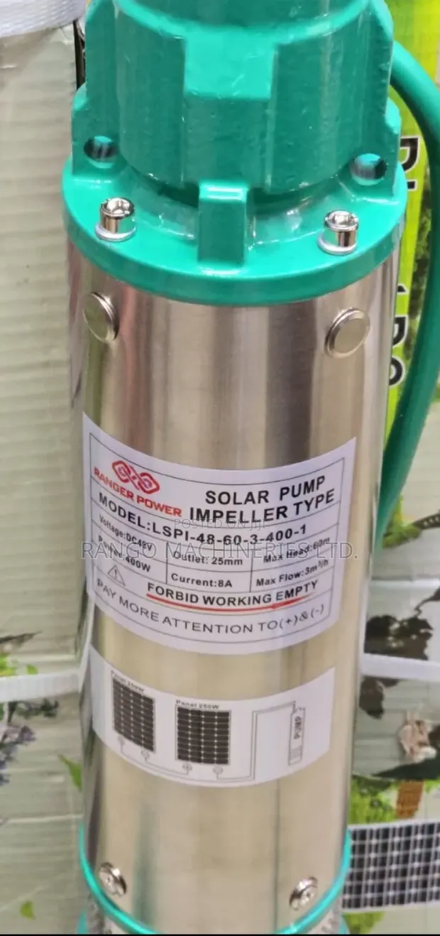 Rangemaster 48V 400W DC Solar Water Pump - 1