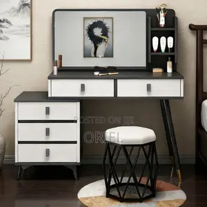 Modern Vanity Dressing Table with LED Mirror - Kenya