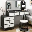 Modern Vanity Dressing Table with LED Mirror - Kenya - 4