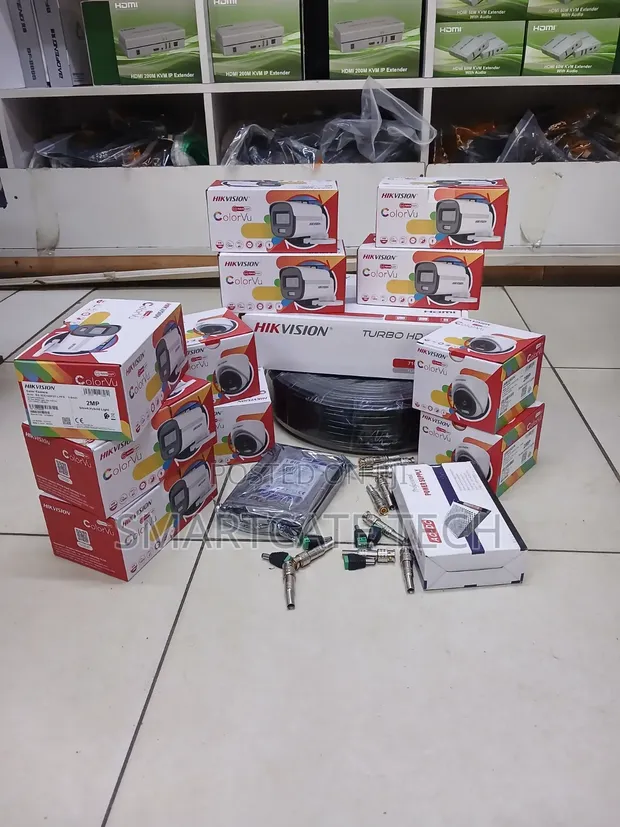 Hikvision 16CH Full Colour Security CCTV Kit - 1