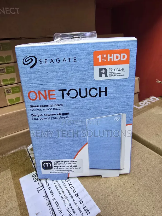 Seagate 1TB One Touch External Hard Drive - 1
