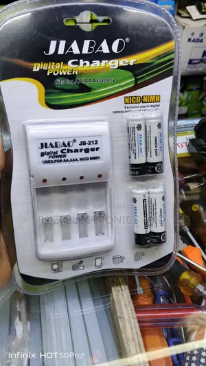 Complete Set of Rechargeable AAA Batteries