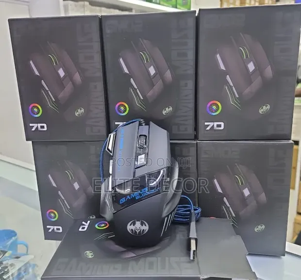 Bloodbatt GM02 7-Button RGB Gaming Mouse - Wired USB - 1