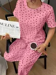 Pure Cotton Two-Piece Pajama Set (M-2XL) - 5