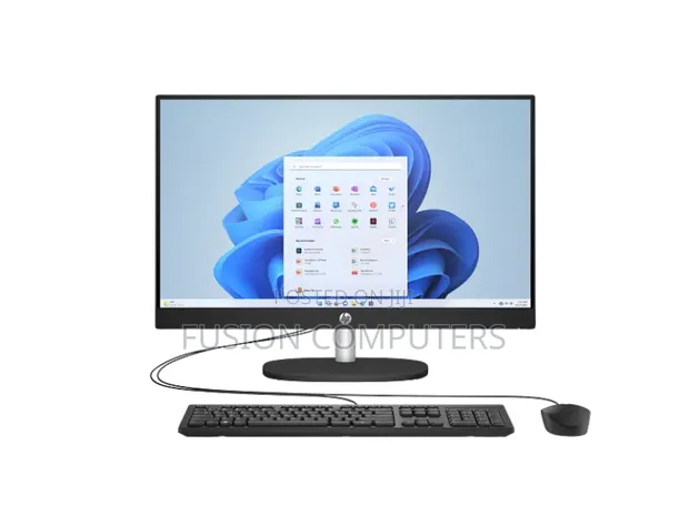 Kompyuta ya HP AiO 24 Desktop - Intel Core i3, 8GB RAM, 512GB SSD - 1