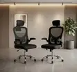 Ergonomic Executive Office Chair - Black Fabric - 2