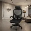 Ergonomic Executive Office Chair - Black Fabric - 4