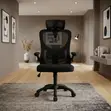 Ergonomic Executive Office Chair - Black Fabric - 5