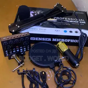 BM-800 Condenser Microphone Kit with V8S Sound Card