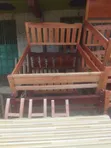 5x6ft Hardwood Bed Frame - 3