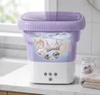 Portable Mini Washing Machine for Delicates & Baby Clothes - 1