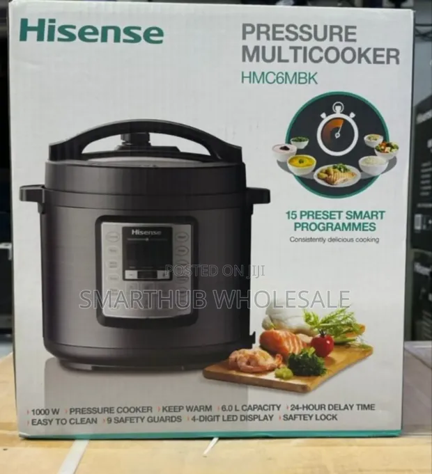 Hisense 6L 6-in-1 Multi Cooker Pressure Cooker - 1