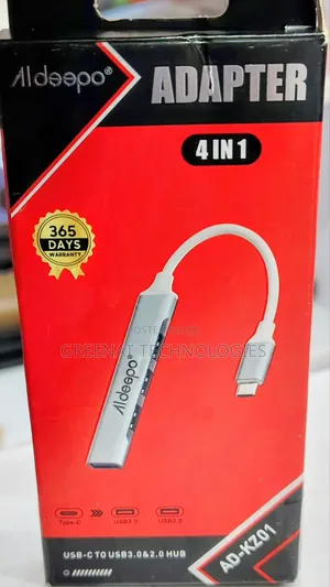 Aldeepo AD-KZ01 4-in-1 USB-C Hub