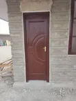 Brand New Single Wood Front Door - Brown - 1