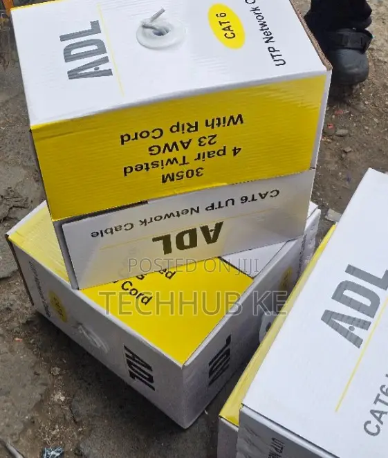 ADL CAT6 UTP Cable ya Ethernet - 1 Gbps - 1