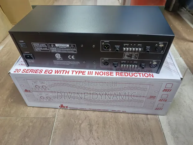 DBX 2231 Dual Channel Equalizer - 1