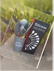Seti ya Vijiko 12 vya Silicone Nyeusi - 1
