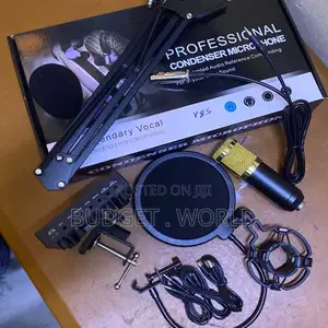 Microphone ya BM800 Condenser na V8 Sound Card