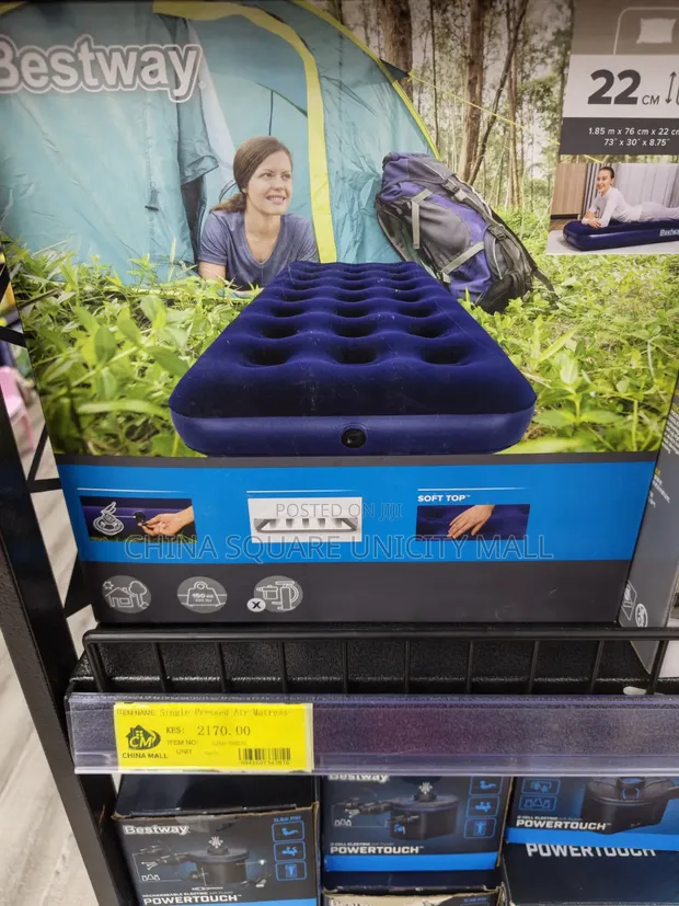 Bestway Inflatable Mattress 1.85m x 76cm x 22cm - 1