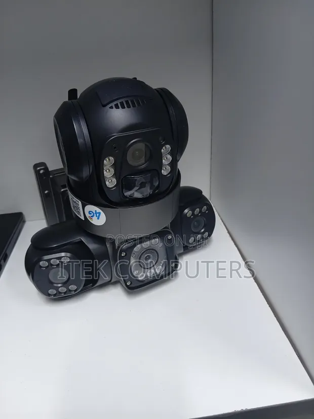 Triple-Lens 4G Solar CCTV Camera for Remote Areas - 1