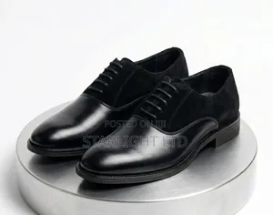 Black Classic Leather Moccasins (Sizes 40-45)
